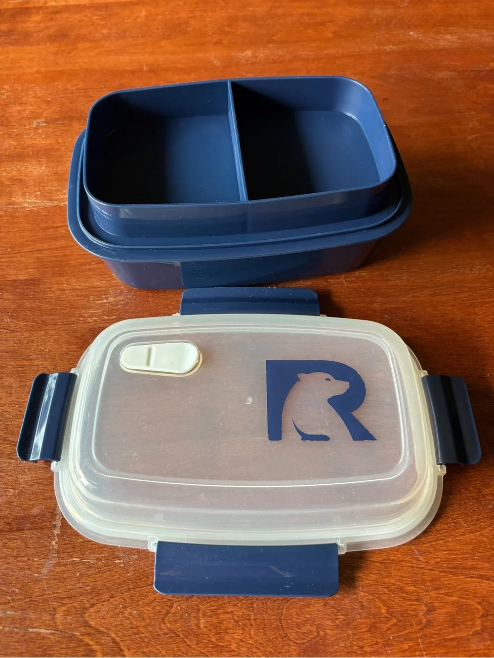 RTIC 3-Compartment Lunch Container navy blue